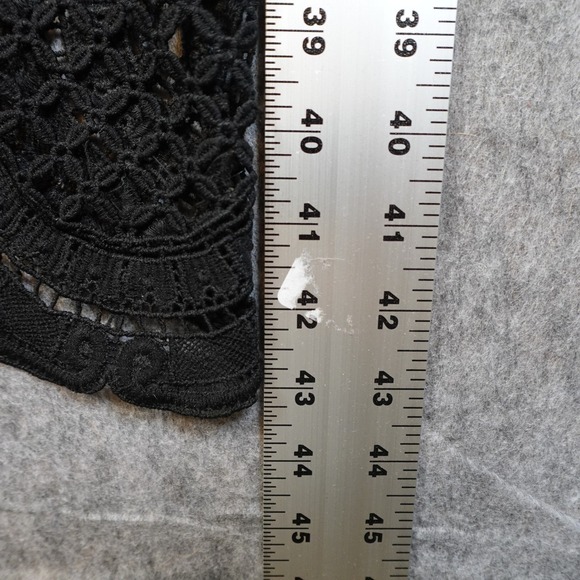 Misha Dress Womens Extra Small Flora Crochet Black Midi Bustier Boning - Picture 6 of 12